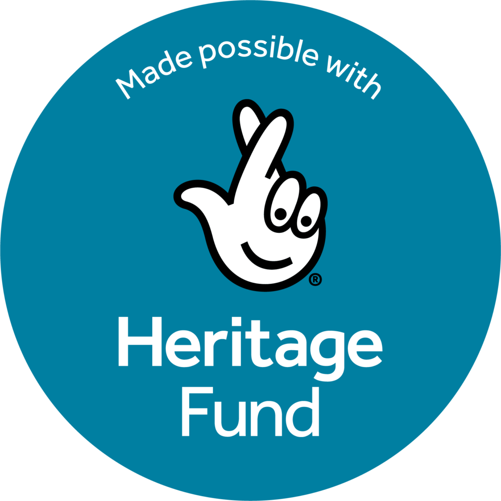 Made possible with National Lottery Heritage Fund logo