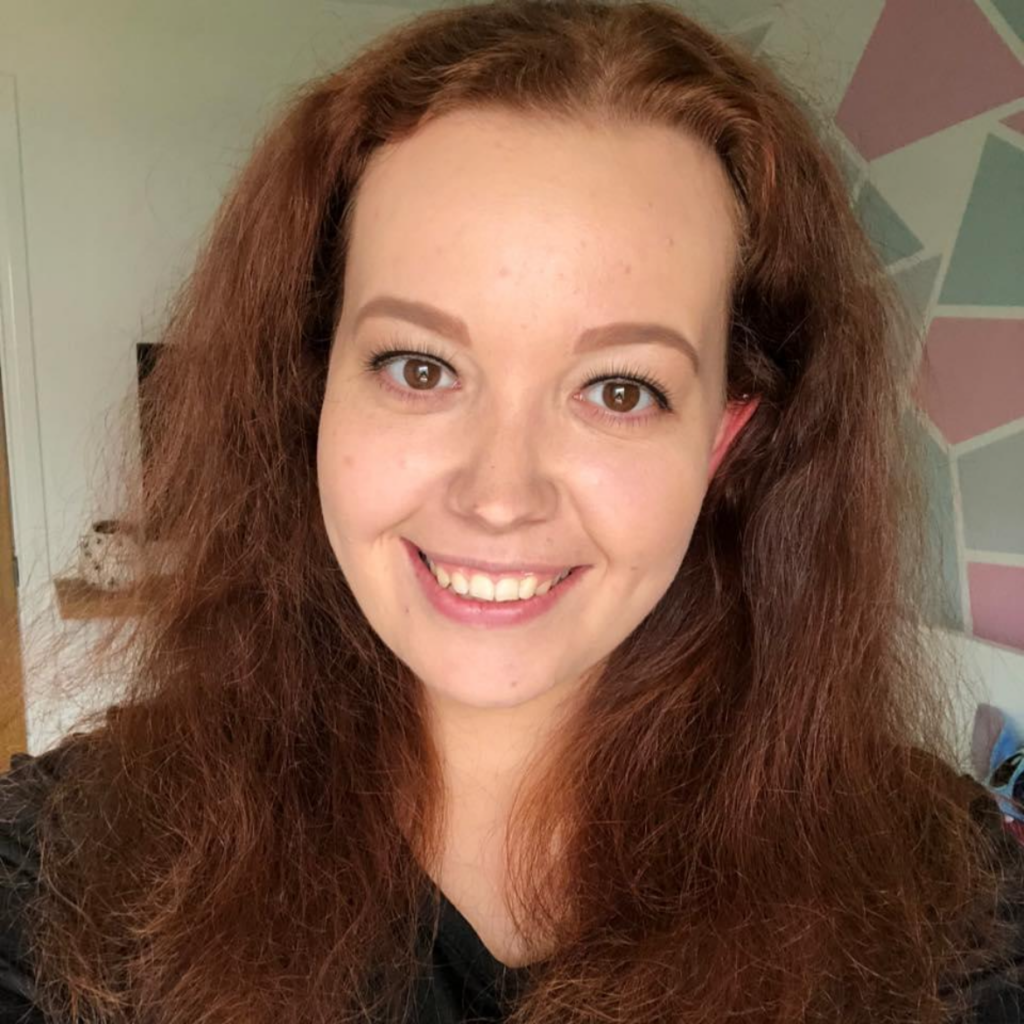 A selfie of Rhiannon.