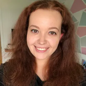 A selfie of Rhiannon.