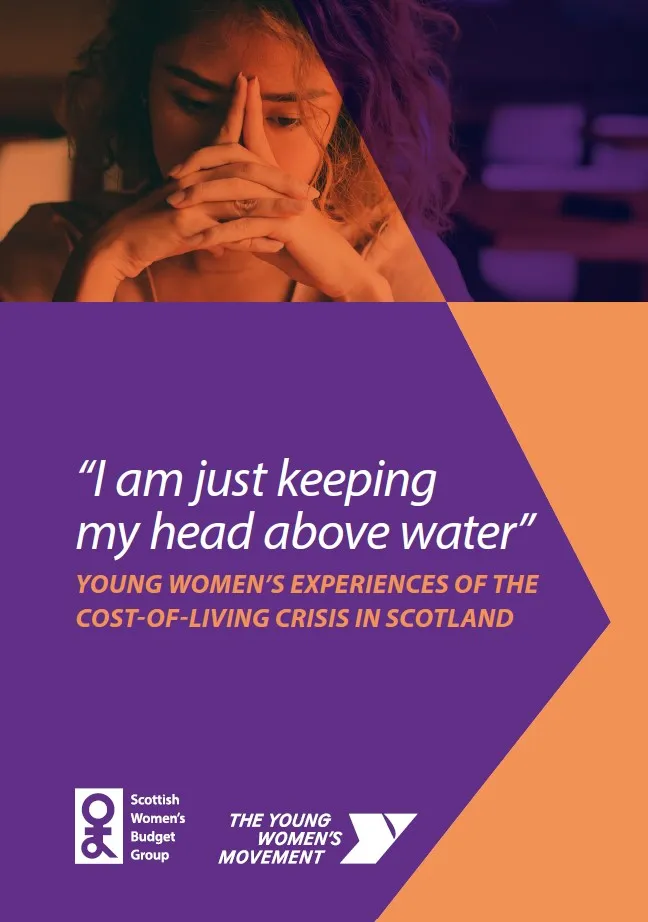 'I am just keeping my head above water': Young women's experiences of the cost-of-living crisis in Scotland report cover