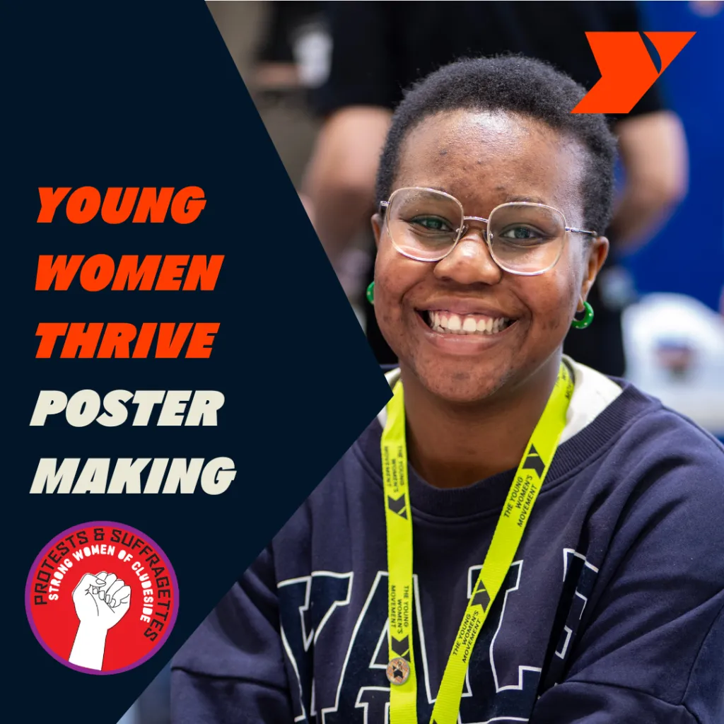Young Women Thrive poster making