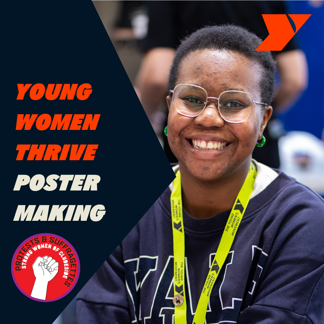 Young Women Thrive poster making