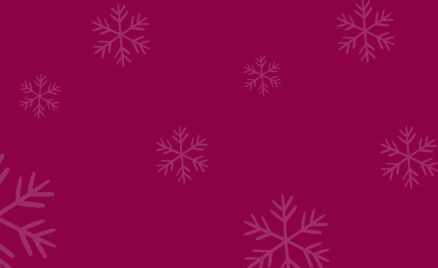 Purple with snowflakes