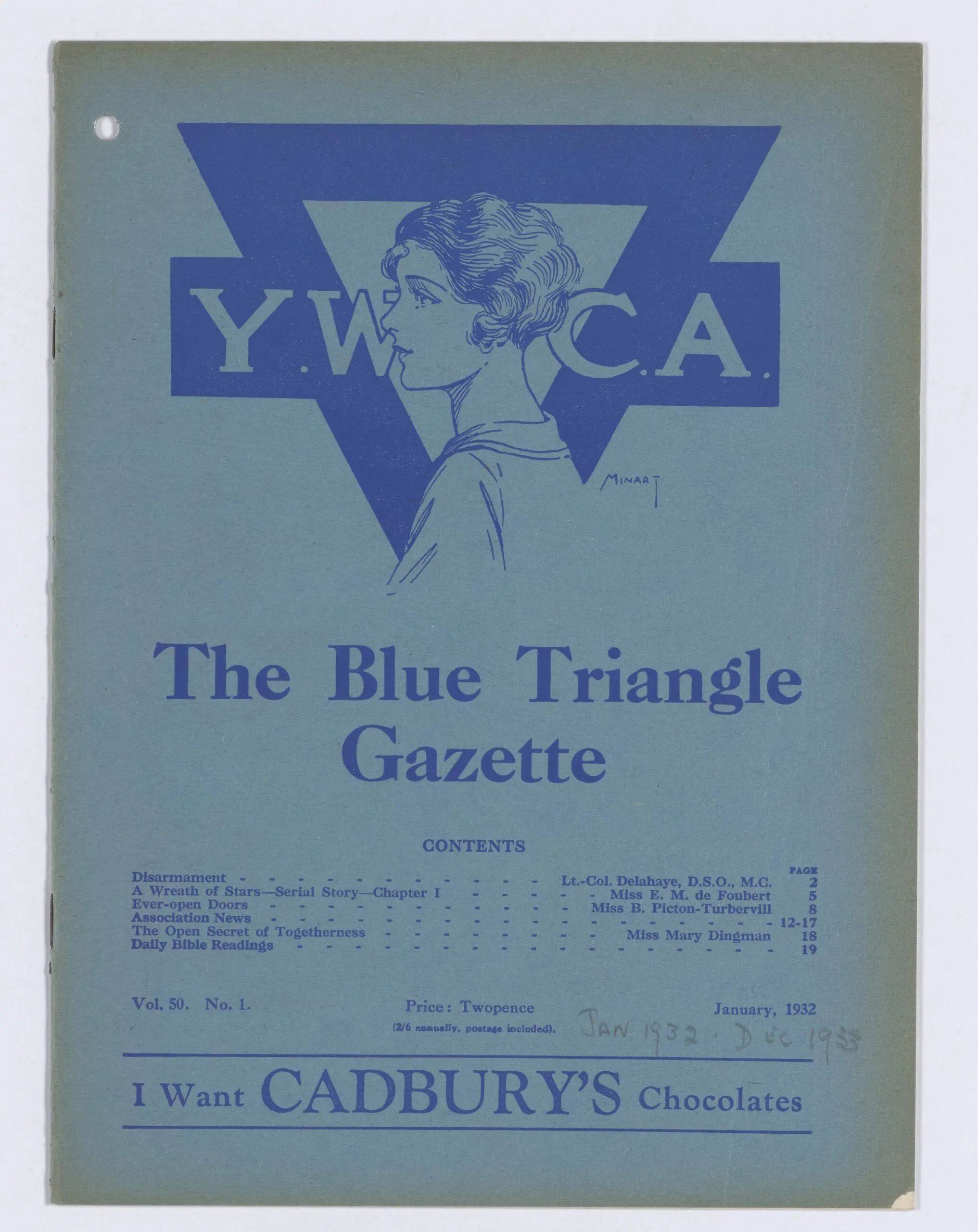 YWCA The Blue Triangle Gazette