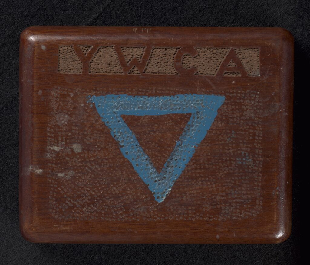 YWCA wooden plaque
